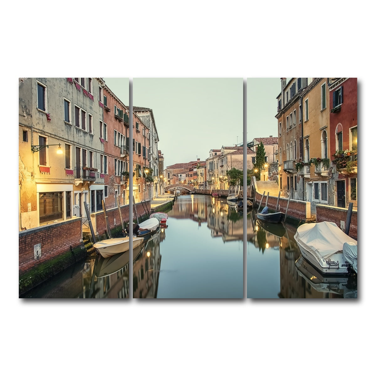 AUTO-MOCKUP WHITE | Early Morning | 3 Piece | Gallery Wrap Canvas | group=12x24