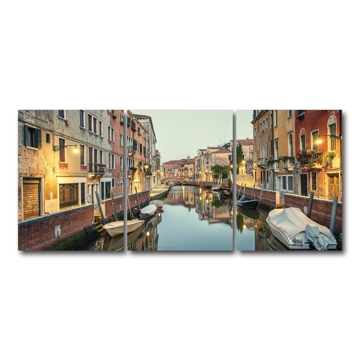 AUTO-MOCKUP WHITE | Early Morning | 3 Piece | Gallery Wrap Canvas | group=18x24