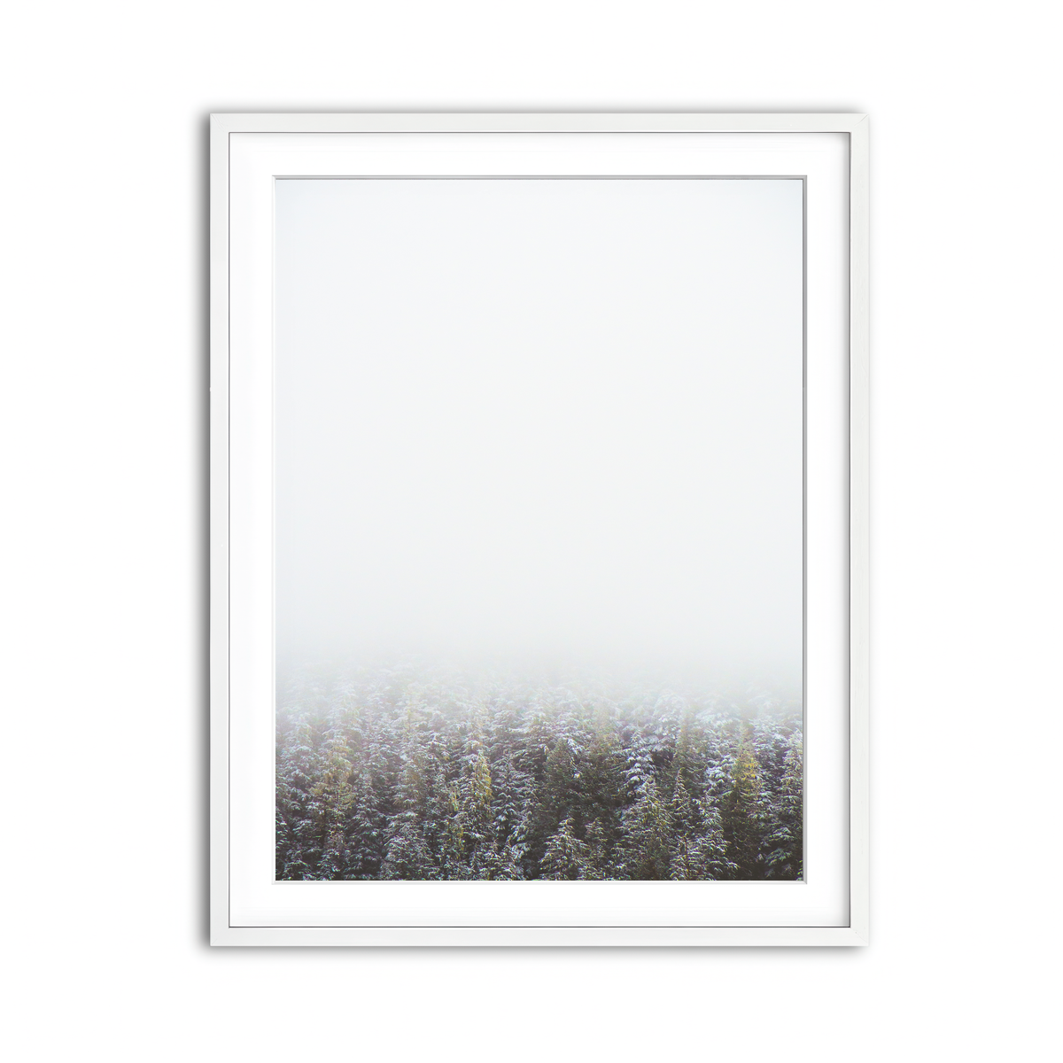 Framed Print 3x4 White