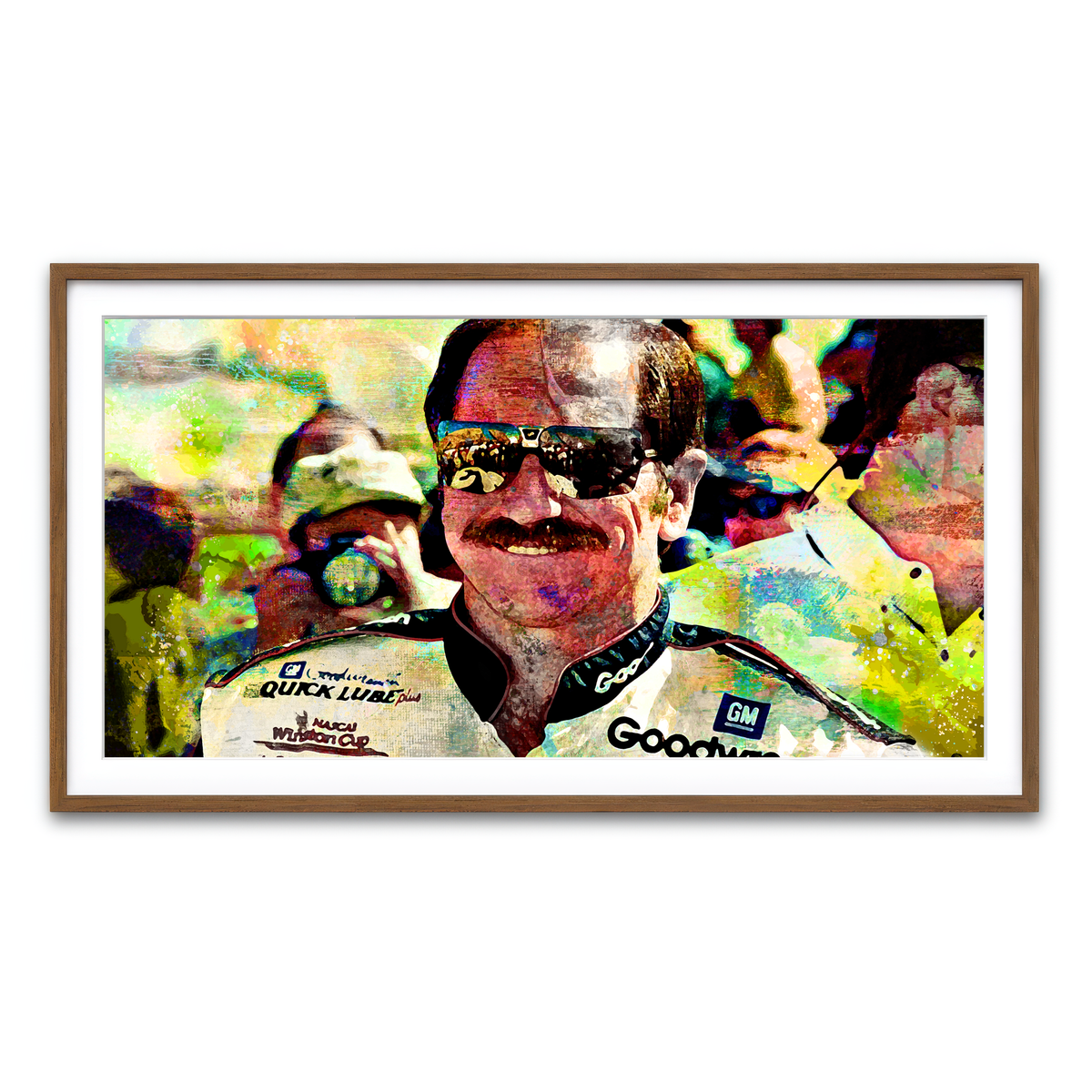 Framed Print 2x1 Walnut