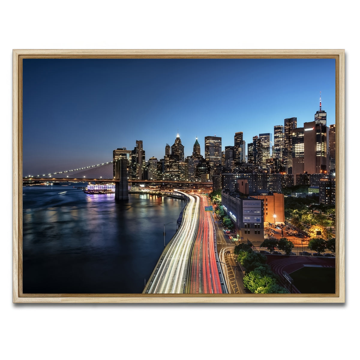 AUTO-MOCKUP WHITE | East Manhattan | 1 Piece | Natural Framed Canvas | group=4x3