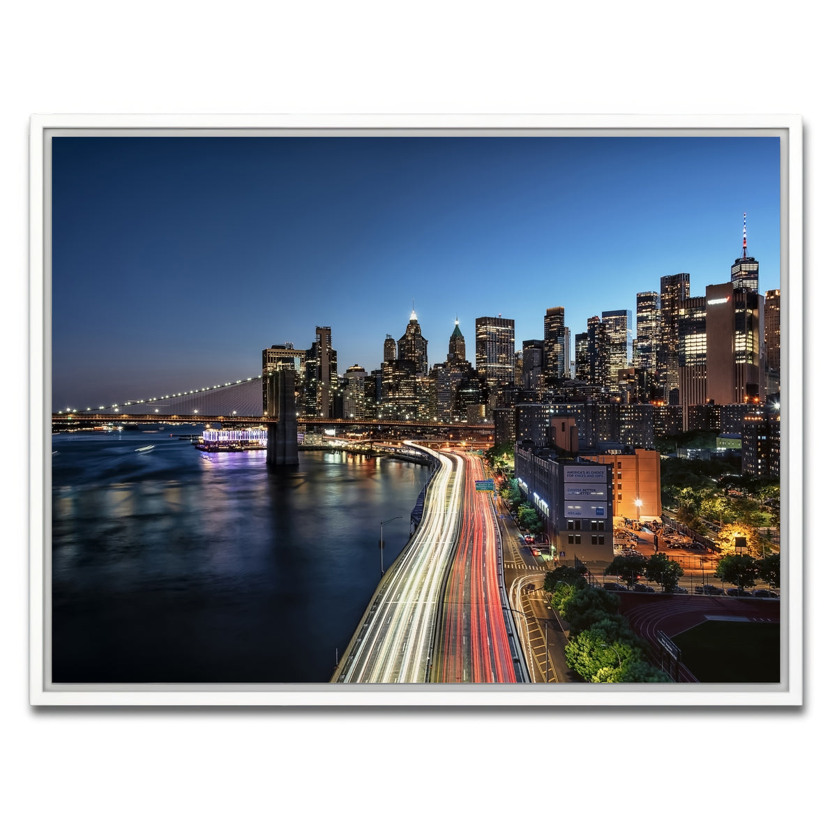 AUTO-MOCKUP WHITE | East Manhattan | 1 Piece | White Framed Canvas | group=4x3
