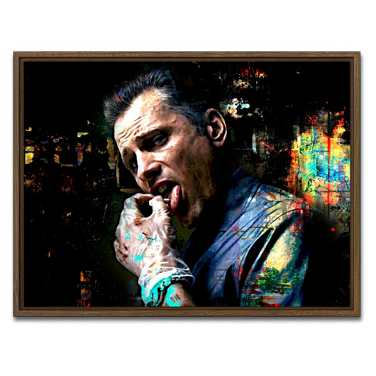 AUTO-MOCKUP WHITE | Eastern Promises Butcher | 1 Piece | Walnut Framed Canvas | group=4x3