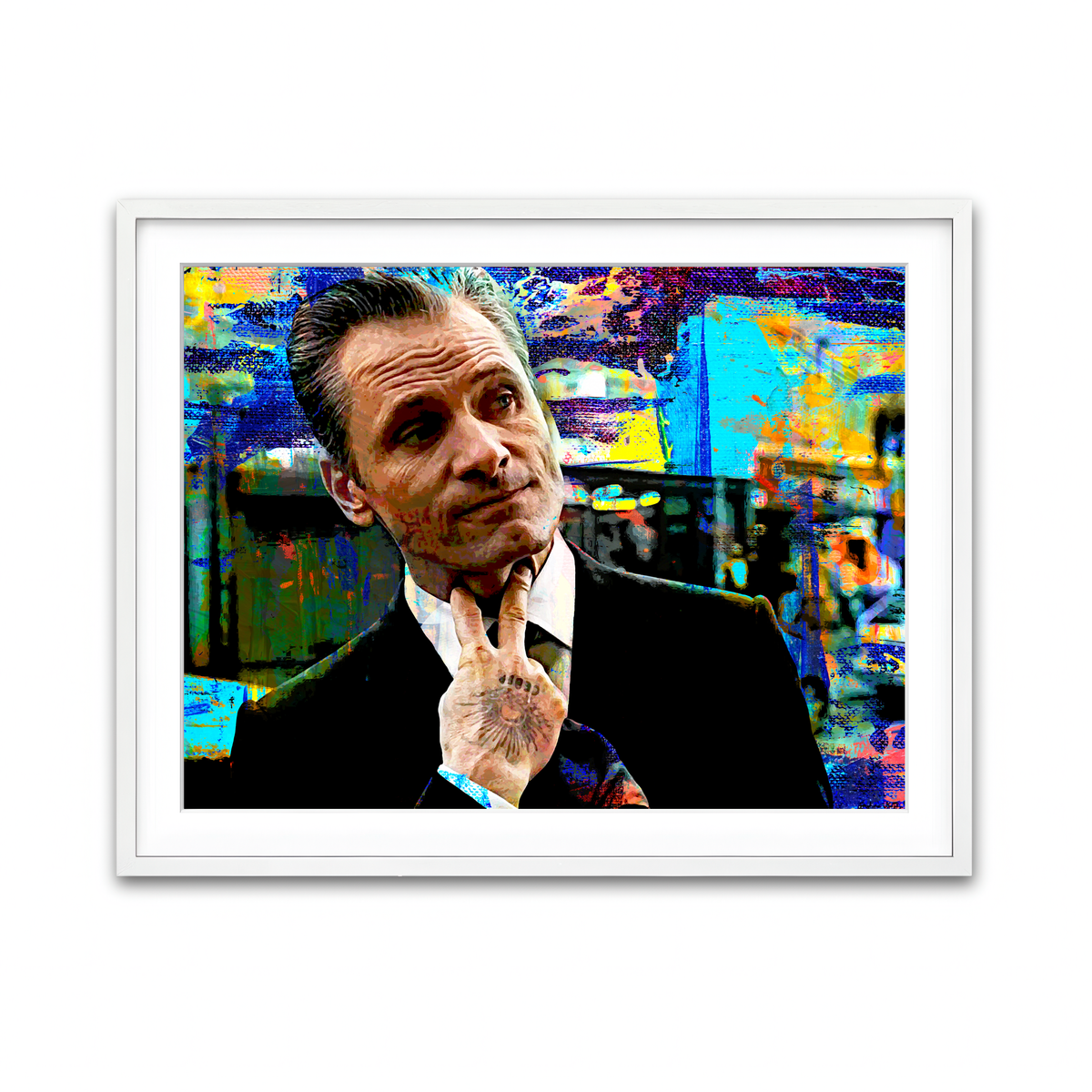 Framed Print 4x3 White