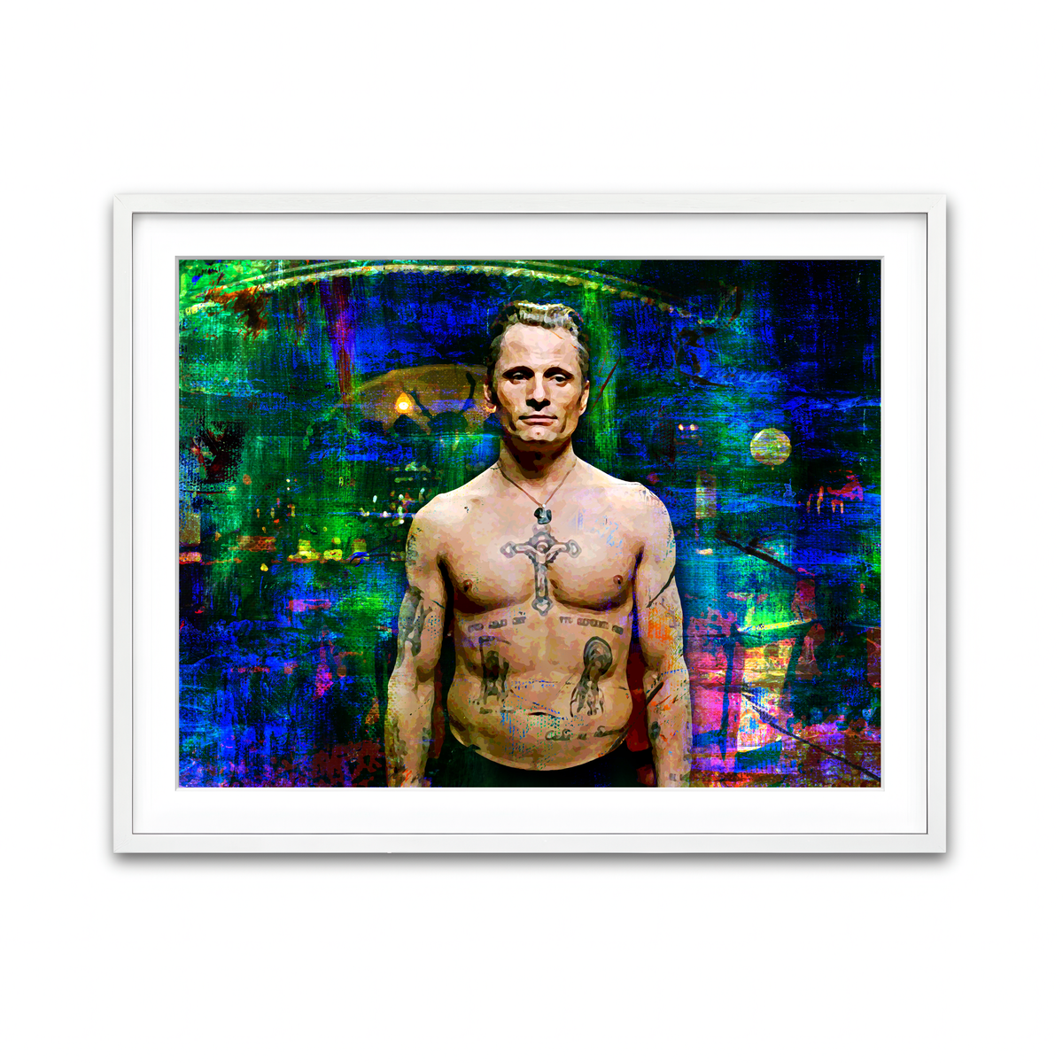 Framed Print 4x3 White