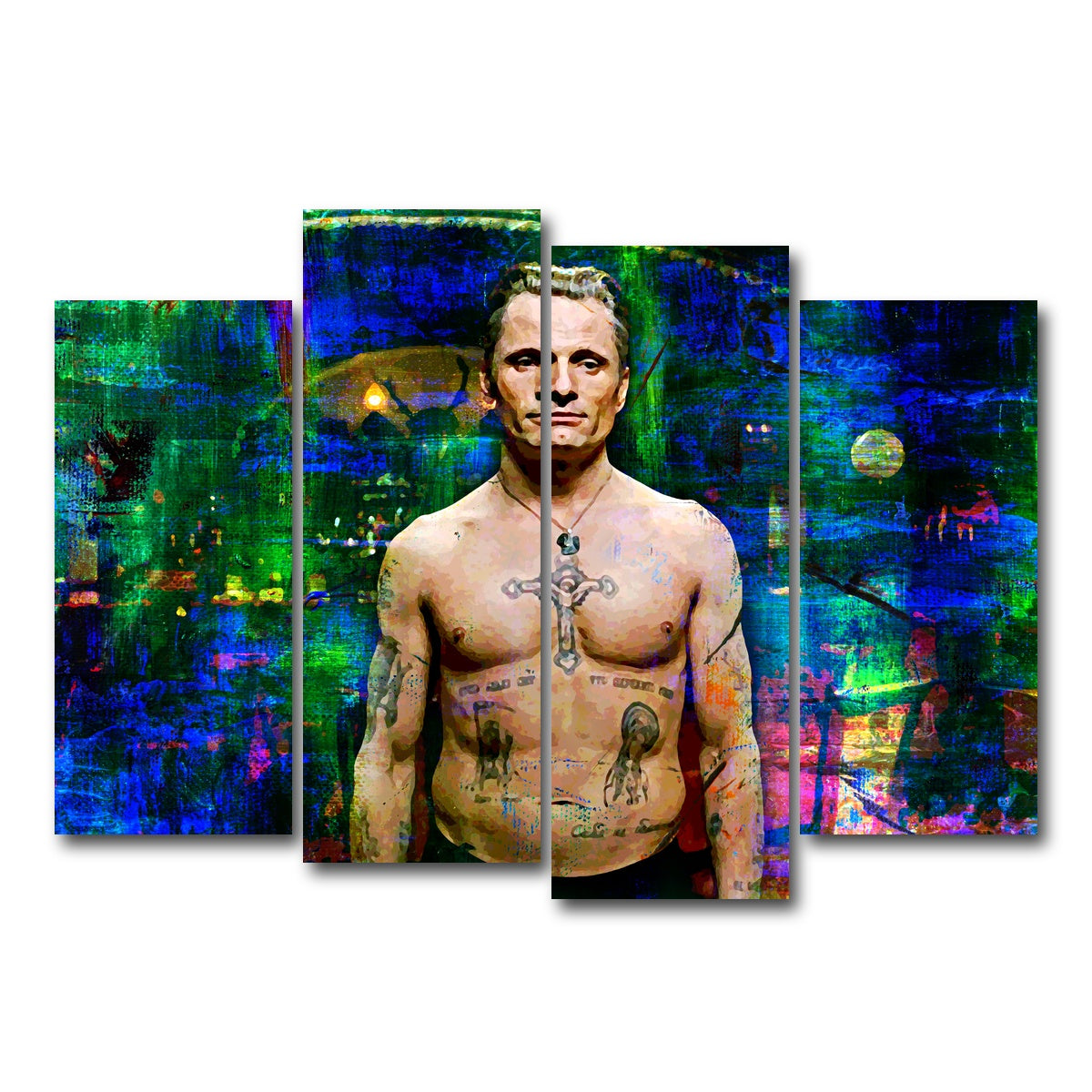 AUTO-MOCKUP WHITE | Eastern Promises | 4 Piece | Gallery Wrap Canvas | group=4_normal