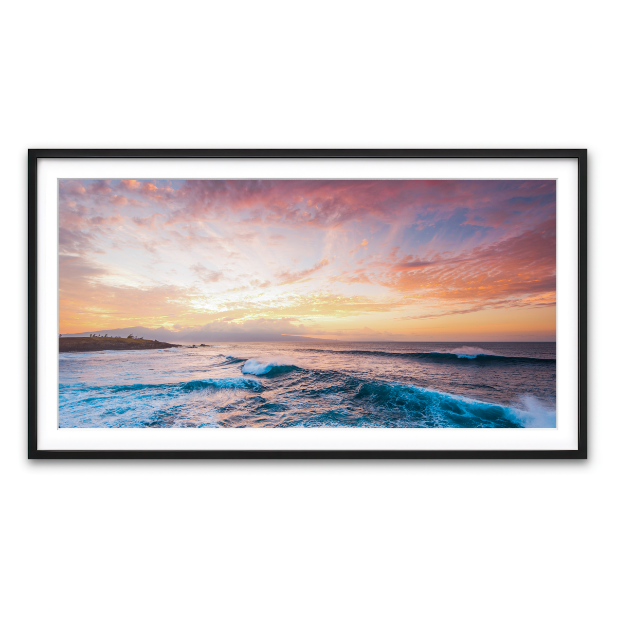 Framed Print 2x1 Black