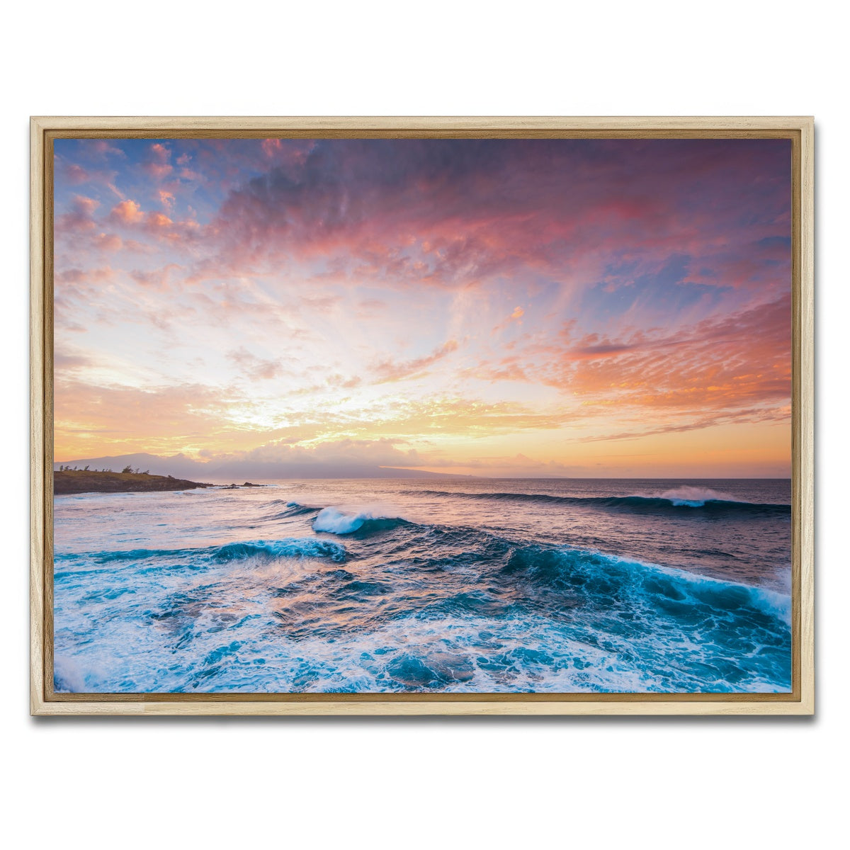 AUTO-MOCKUP WHITE | Easy Evening | 1 Piece | Natural Framed Canvas | group=4x3