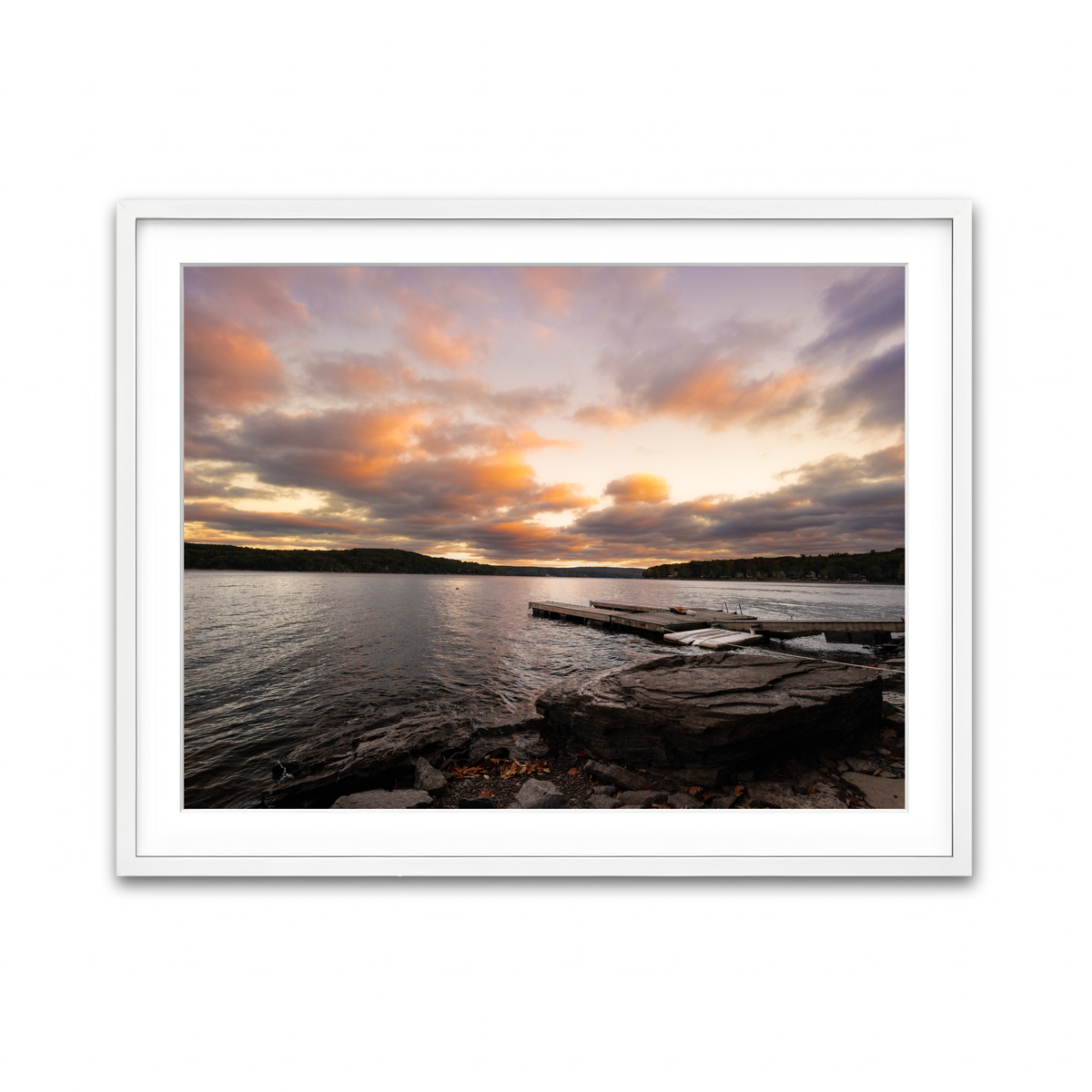 Framed Print 4x3 White