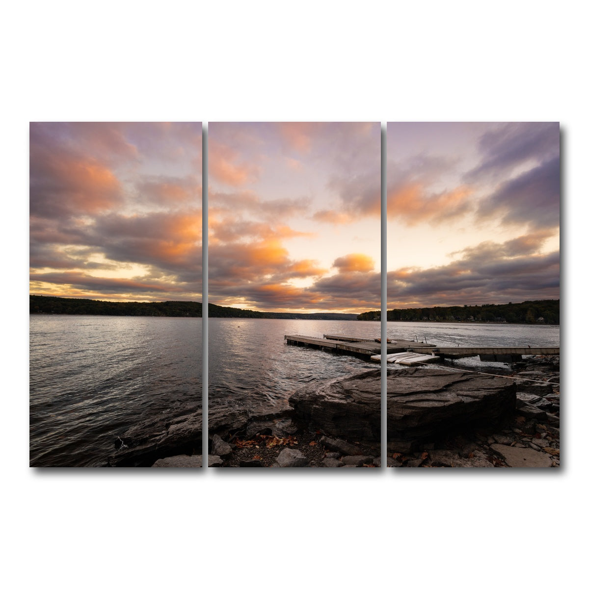 AUTO-MOCKUP WHITE | Easy Living | 3 Piece | Gallery Wrap Canvas | group=12x24