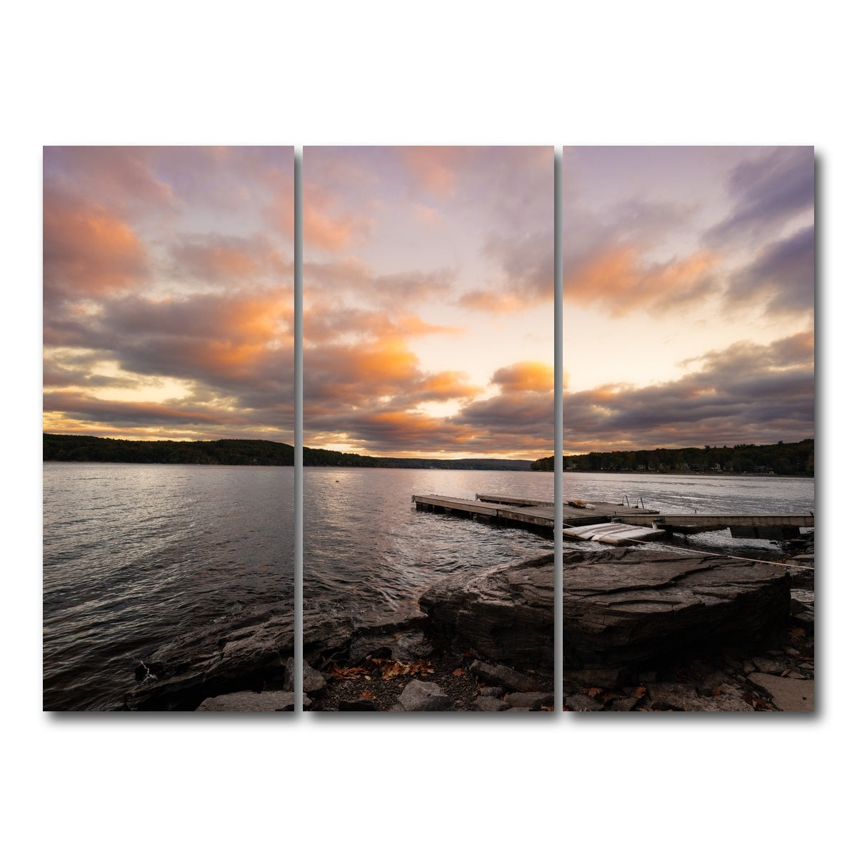 AUTO-MOCKUP WHITE | Easy Living | 3 Piece | Gallery Wrap Canvas | group=8x18