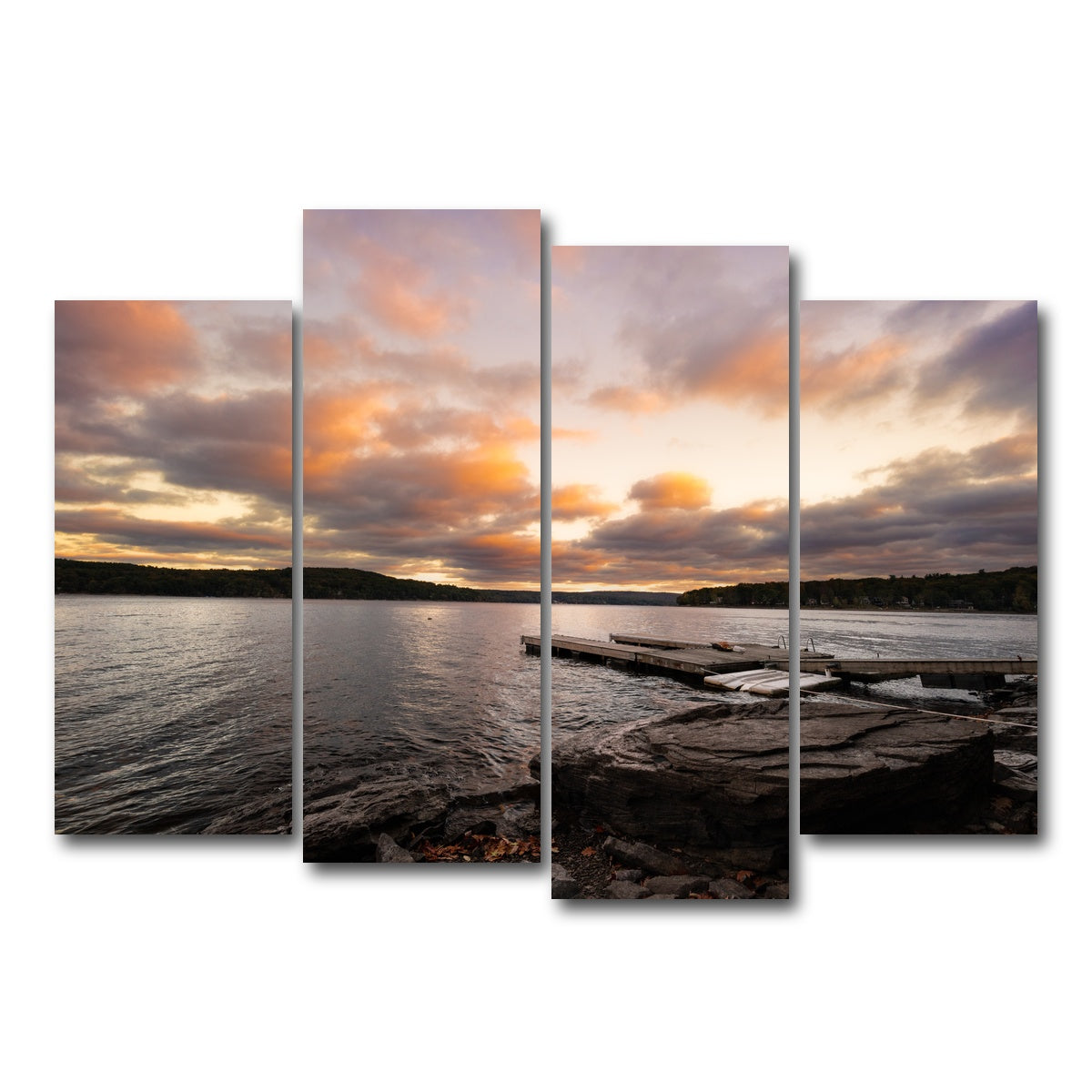 AUTO-MOCKUP WHITE | Easy Living | 4 Piece | Gallery Wrap Canvas | group=4_normal