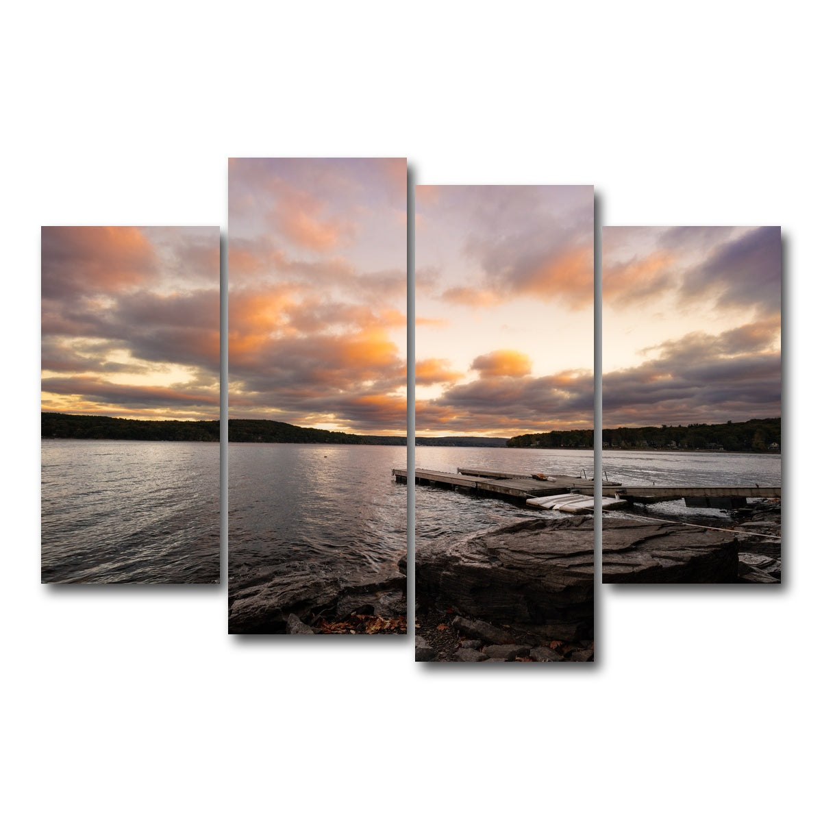 AUTO-MOCKUP WHITE | Easy Living | 4 Piece | Gallery Wrap Canvas | group=4_short