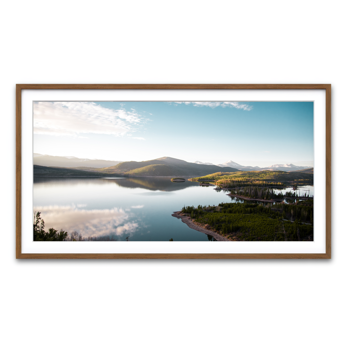 Framed Print 2x1 Walnut