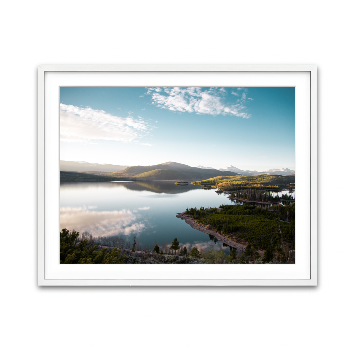 Framed Print 4x3 White