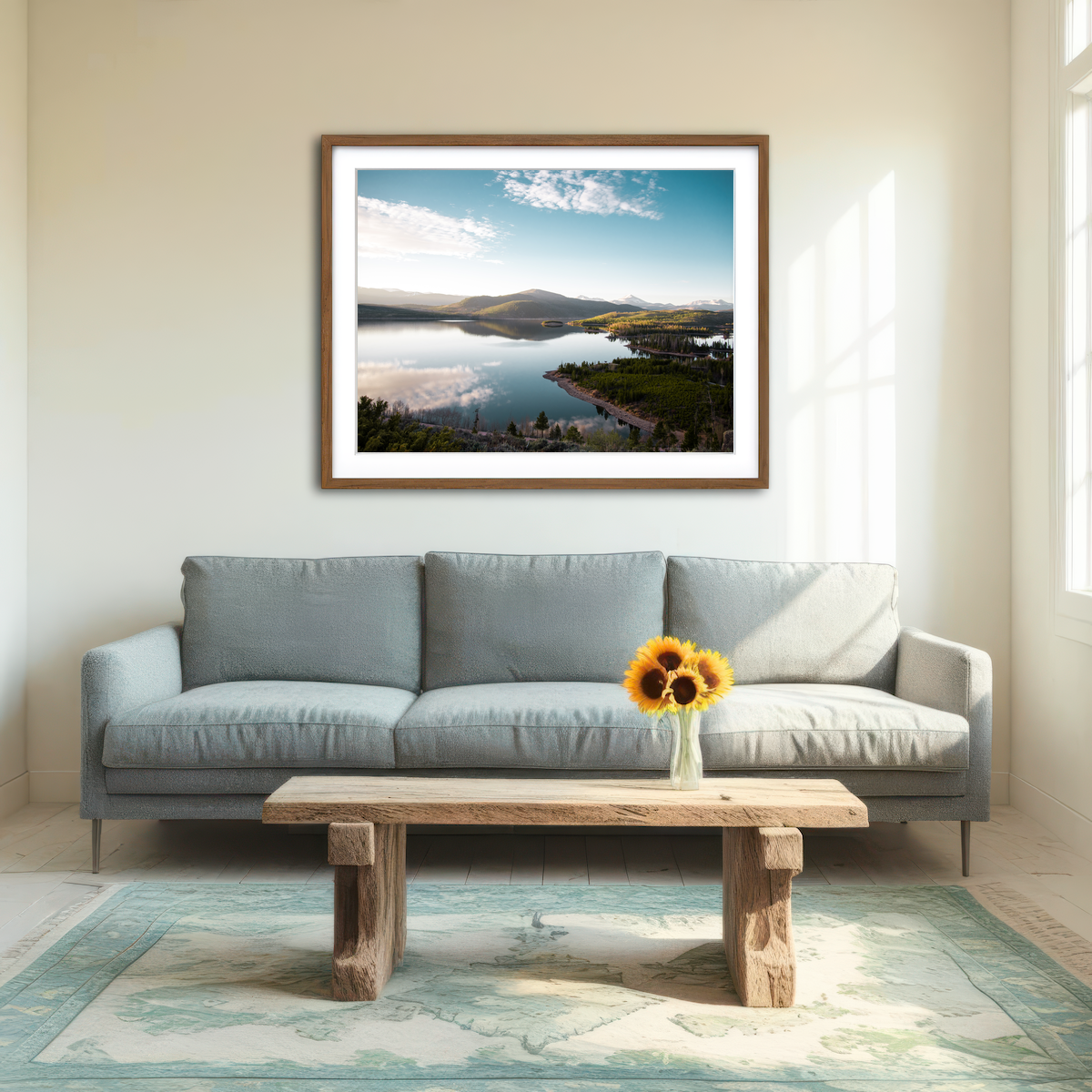 AUTO-MOCKUP ROOM | Easy Morning Wall Art