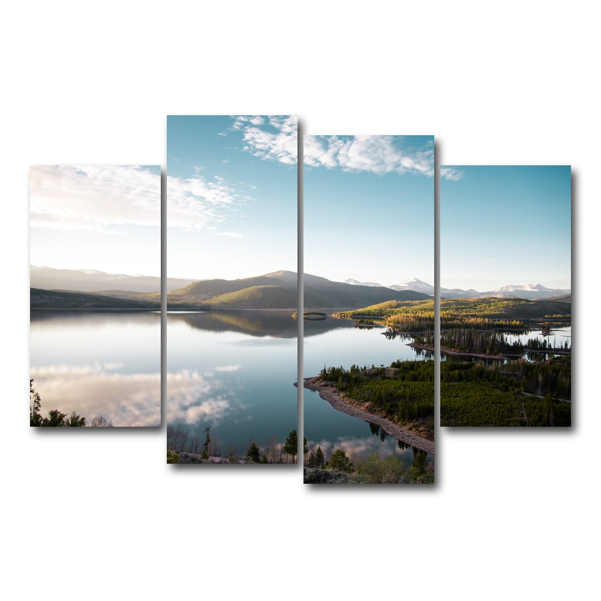 AUTO-MOCKUP WHITE | Easy Morning | 4 Piece | Gallery Wrap Canvas | group=4_short