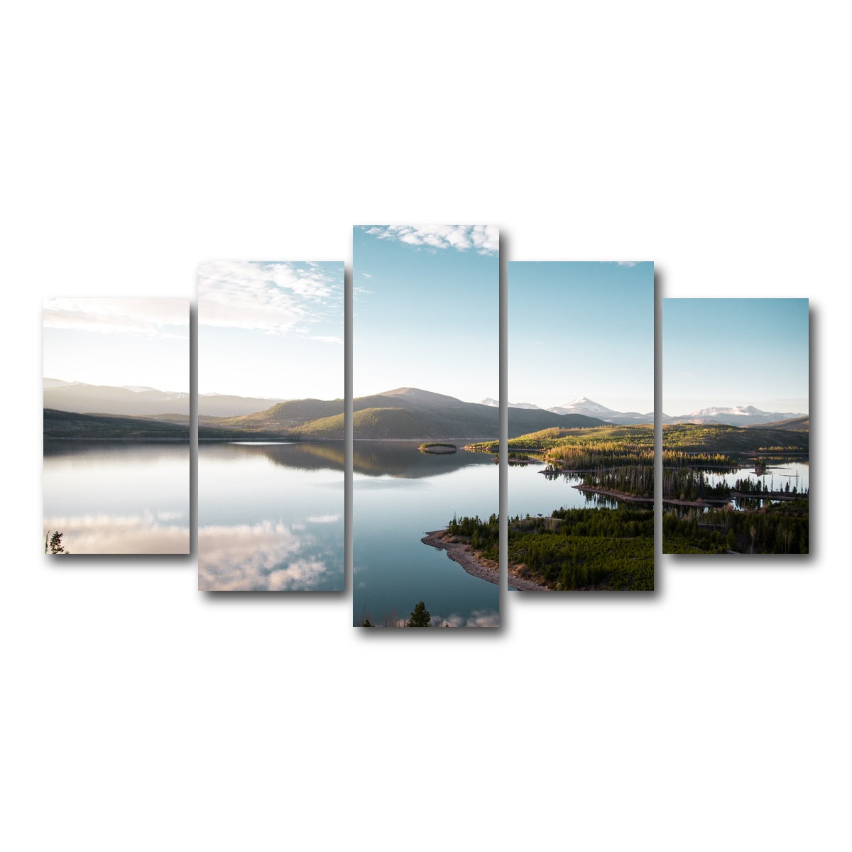 AUTO-MOCKUP WHITE | Easy Morning | 5 Piece | Gallery Wrap Canvas | group=5_normal