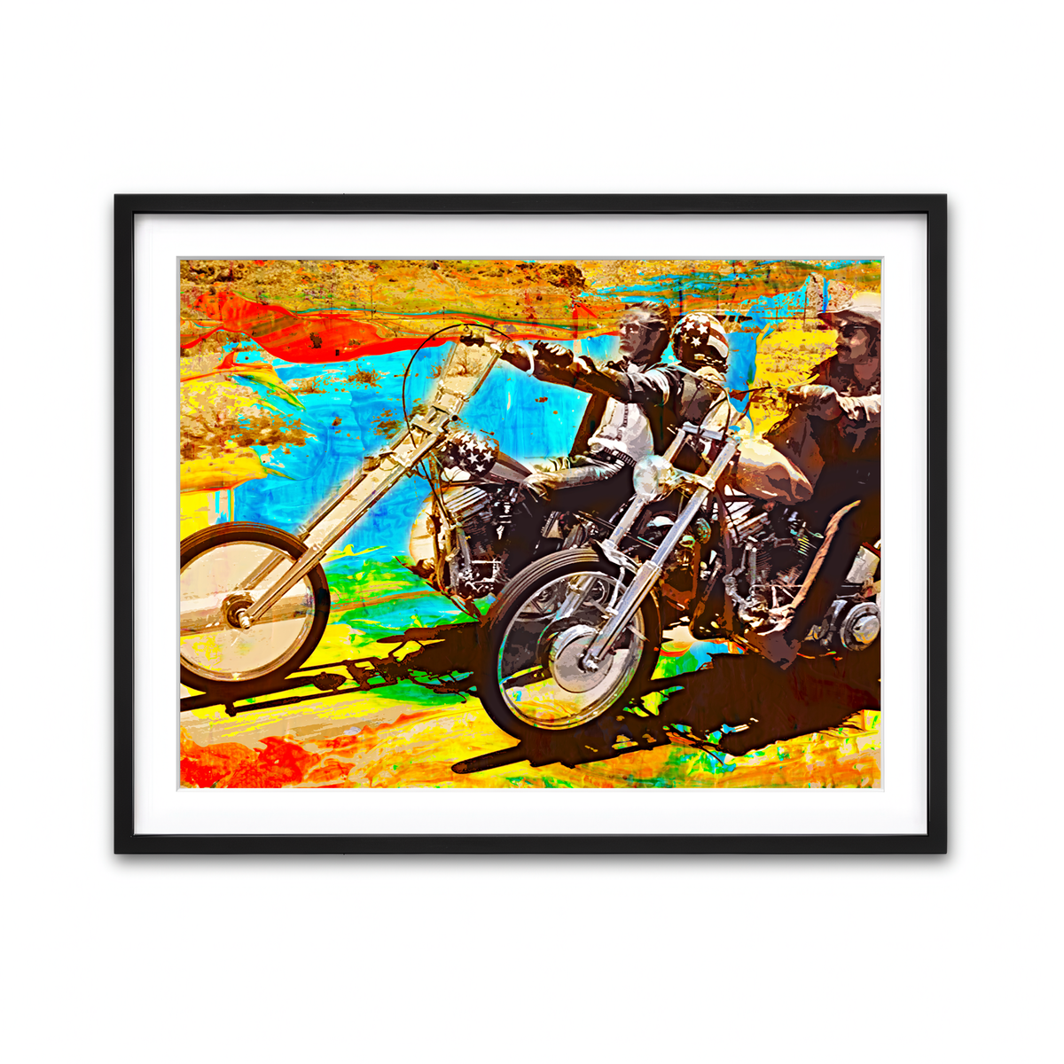 Framed Print 4x3 Black