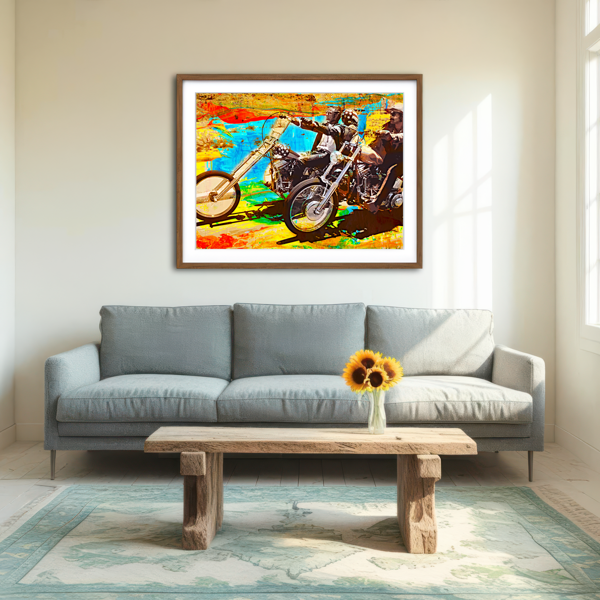AUTO-MOCKUP ROOM | Easy Rider Wall Art