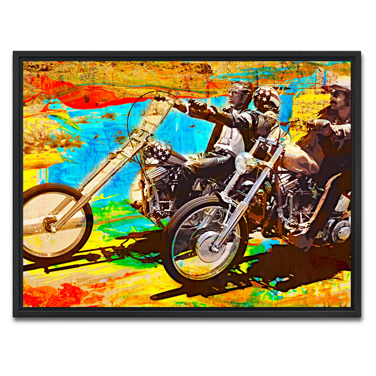 AUTO-MOCKUP WHITE | Easy Rider | 1 Piece | Black Framed Canvas | group=4x3