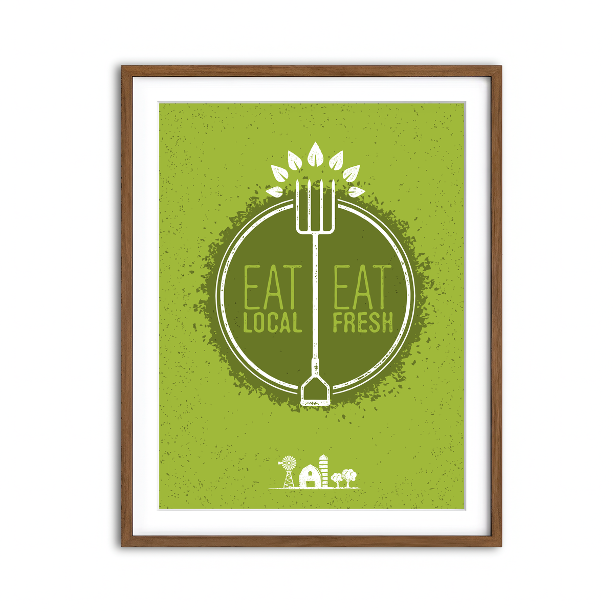 Framed Print 3x4 Walnut