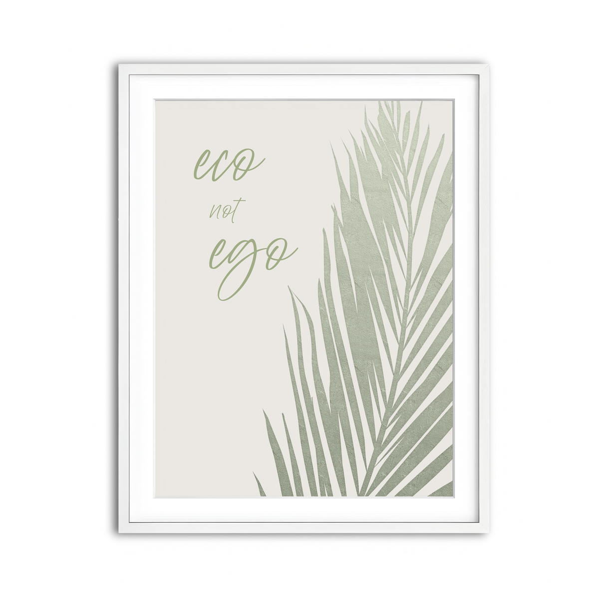 Framed Print 3x4 White