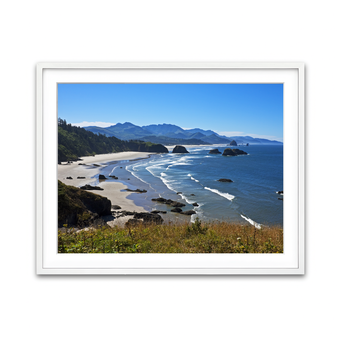 Framed Print 4x3 White