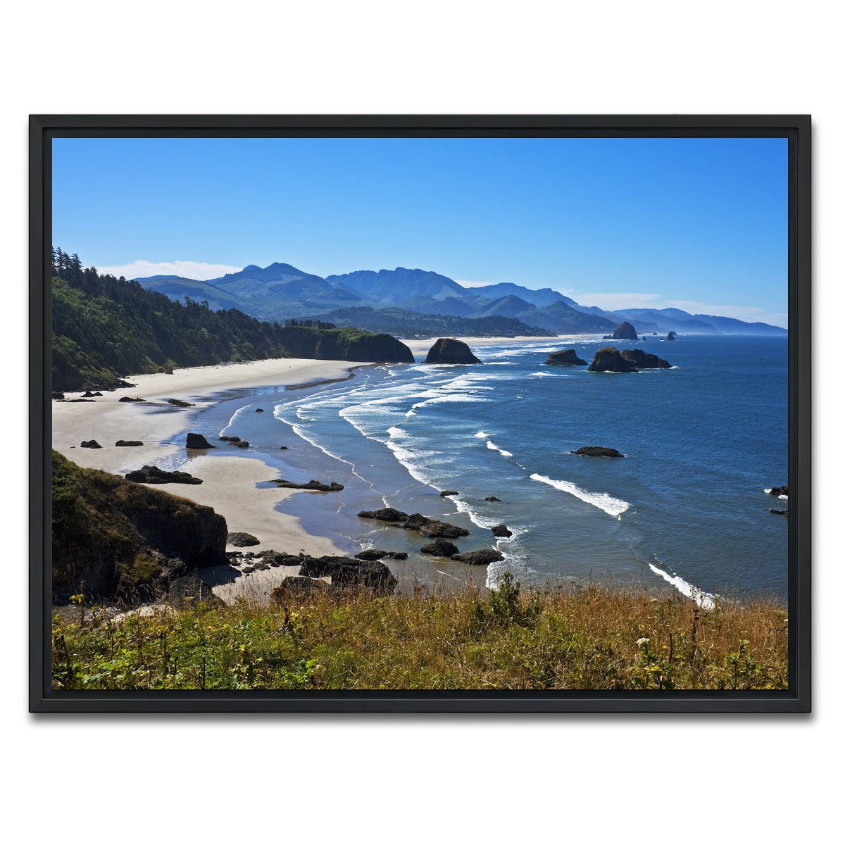 AUTO-MOCKUP WHITE | Ecola State Park | 1 Piece | Black Framed Canvas | group=4x3