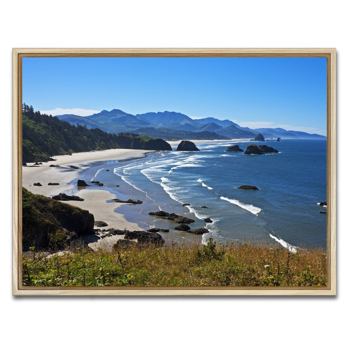 AUTO-MOCKUP WHITE | Ecola State Park | 1 Piece | Natural Framed Canvas | group=4x3