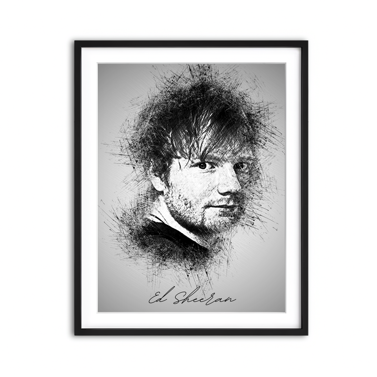Framed Print 3x4 Black