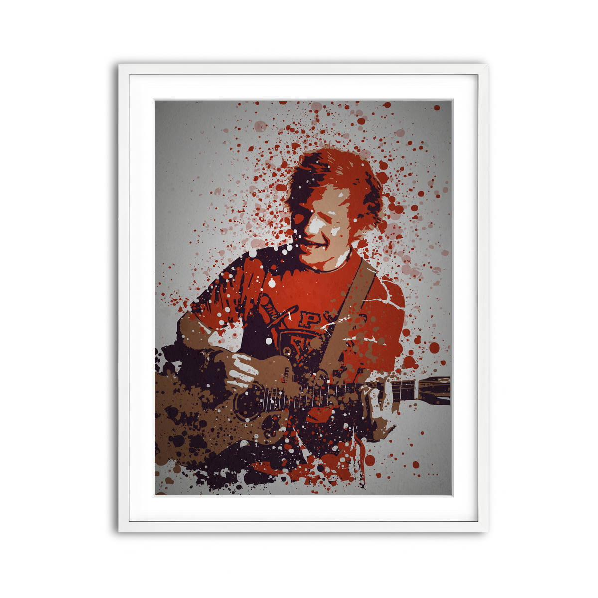 Framed Print 3x4 White