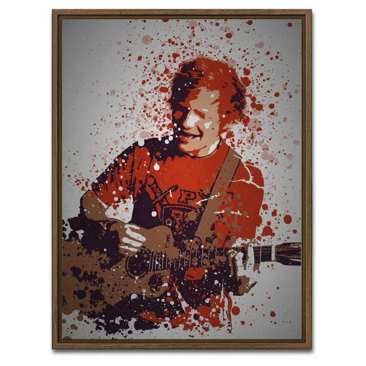 AUTO-MOCKUP WHITE | Edd | 1 Piece | Walnut Framed Canvas | group=3x4