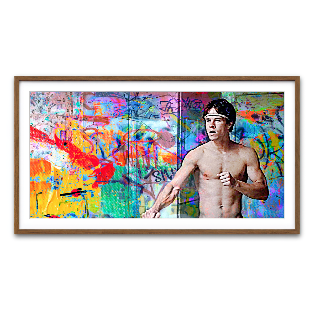 Framed Print 2x1 Walnut