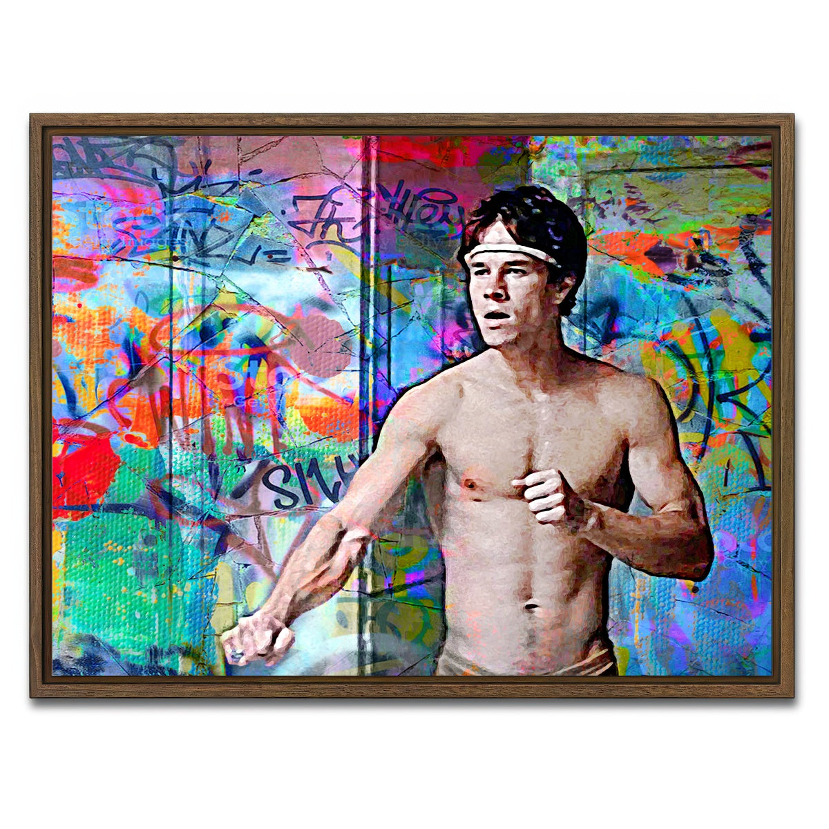 AUTO-MOCKUP WHITE | Eddie Adams | 1 Piece | Walnut Framed Canvas | group=4x3