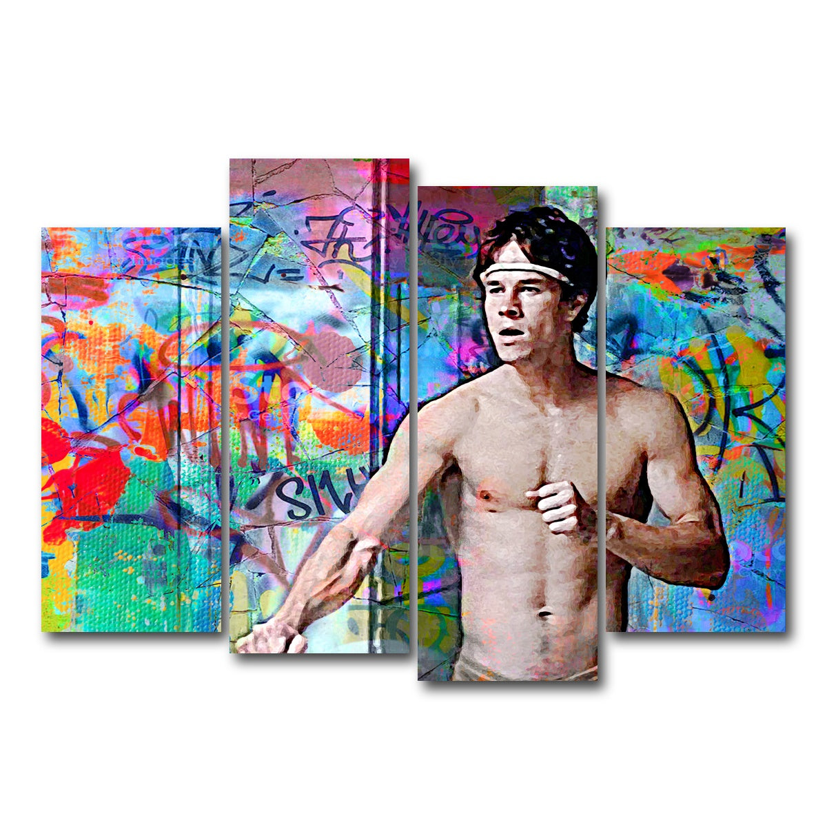 AUTO-MOCKUP WHITE | Eddie Adams | 4 Piece | Gallery Wrap Canvas | group=4_normal