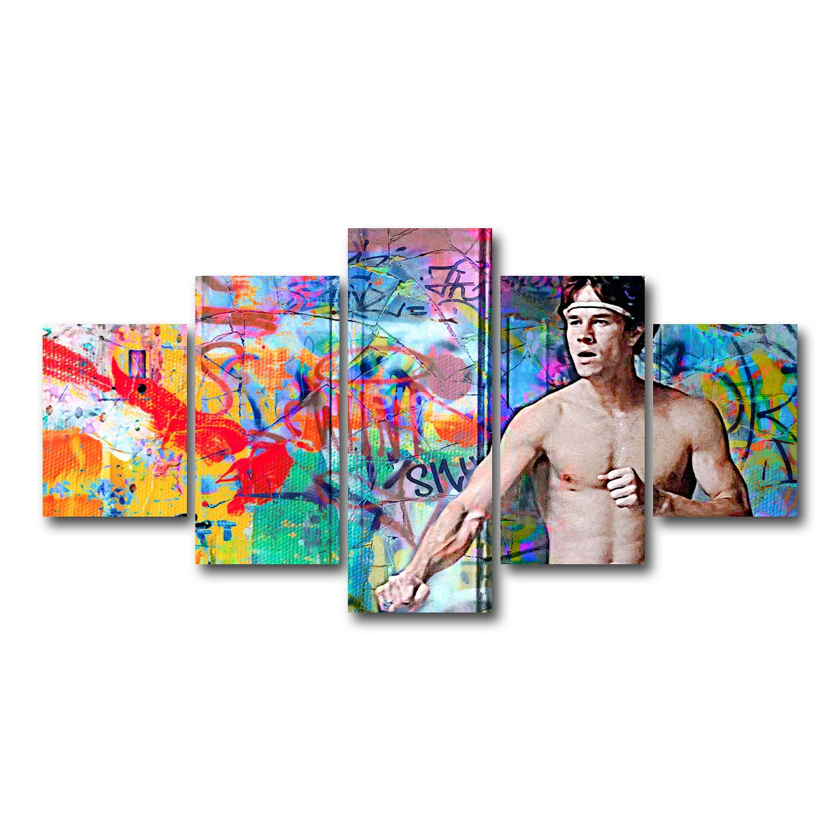 AUTO-MOCKUP WHITE | Eddie Adams | 5 Piece | Gallery Wrap Canvas | group=5_short