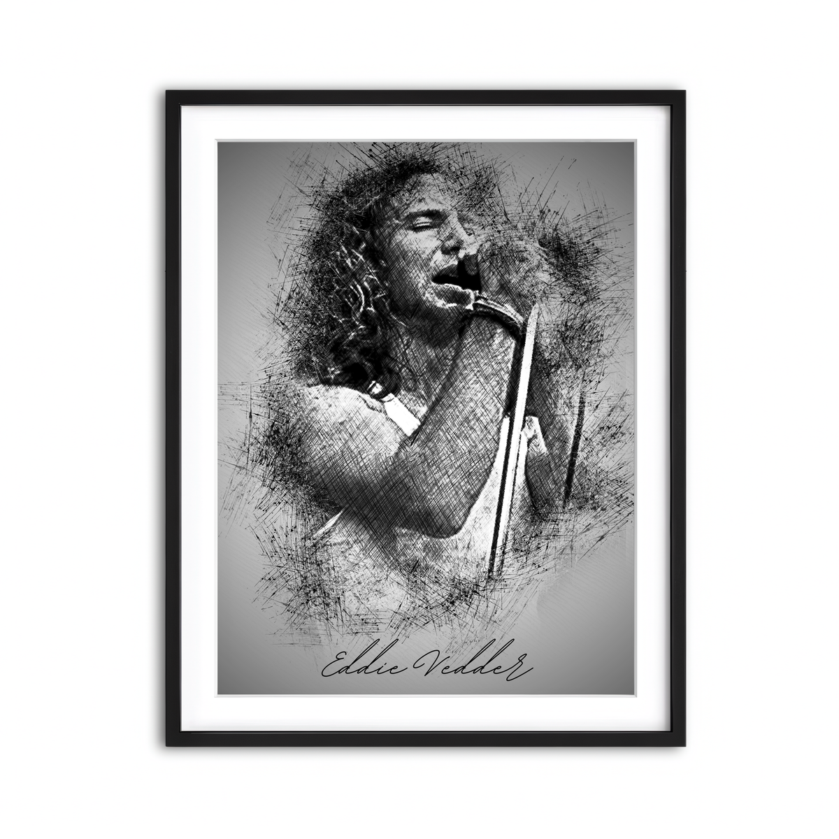 Framed Print 3x4 Black