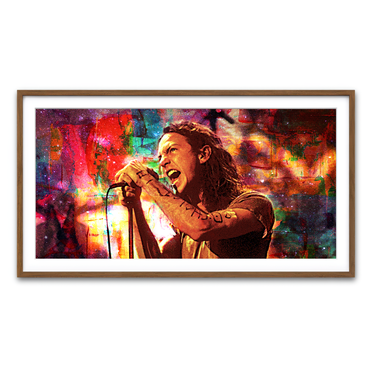 Framed Print 2x1 Walnut