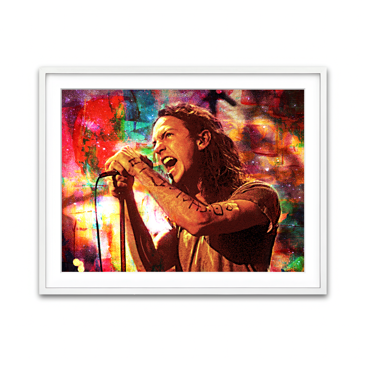 Framed Print 4x3 White