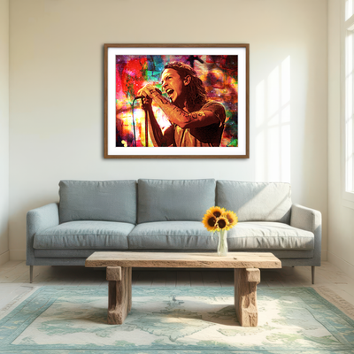 AUTO-MOCKUP ROOM | Eddie Vedder Wall Art