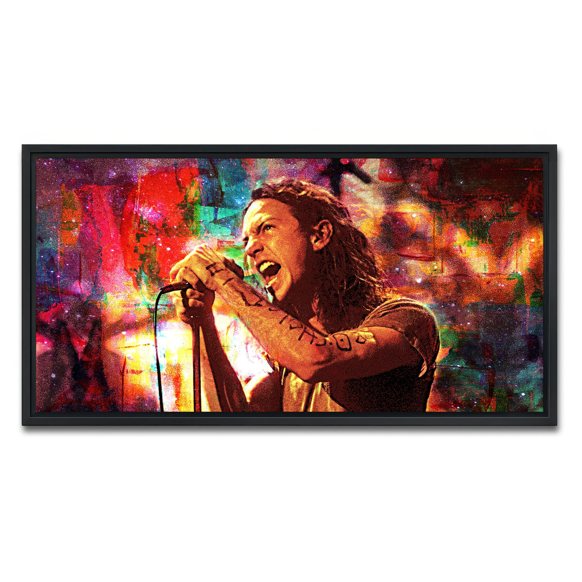 AUTO-MOCKUP WHITE | Eddie Vedder | 1 Piece | Black Framed Canvas | group=2x1