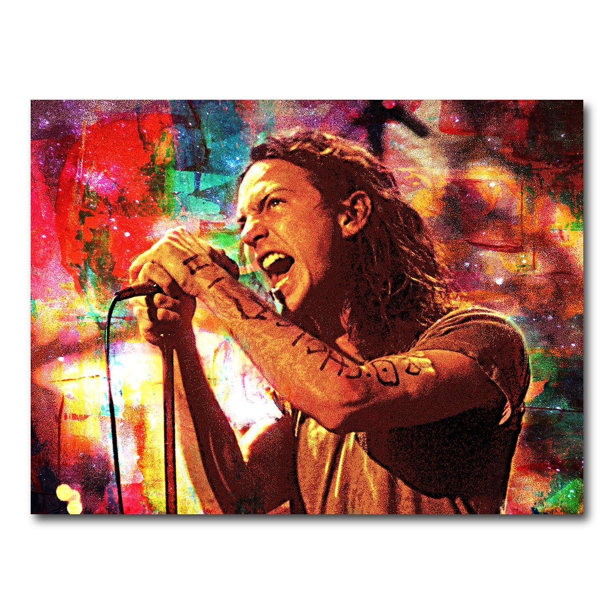 AUTO-MOCKUP WHITE | Eddie Vedder | 1 Piece | Gallery Wrap Canvas | group=4x3