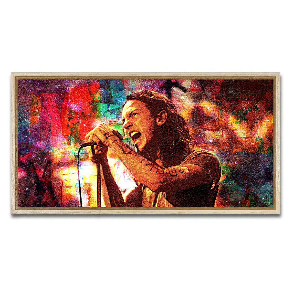 AUTO-MOCKUP WHITE | Eddie Vedder | 1 Piece | Natural Framed Canvas | group=2x1