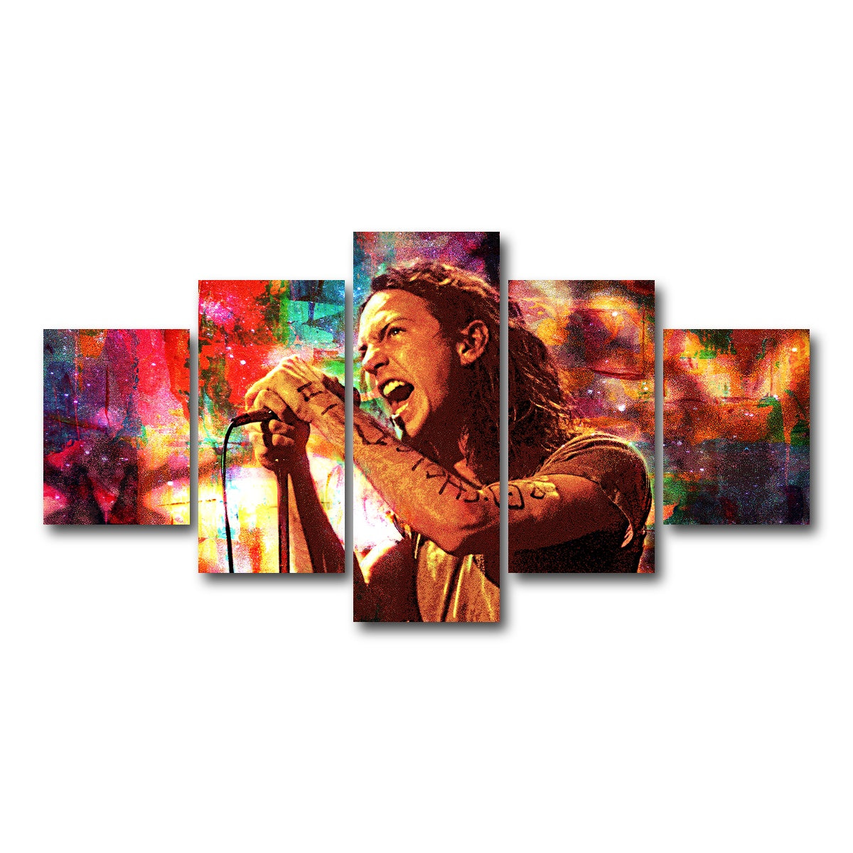 AUTO-MOCKUP WHITE | Eddie Vedder | 5 Piece | Gallery Wrap Canvas | group=5_short