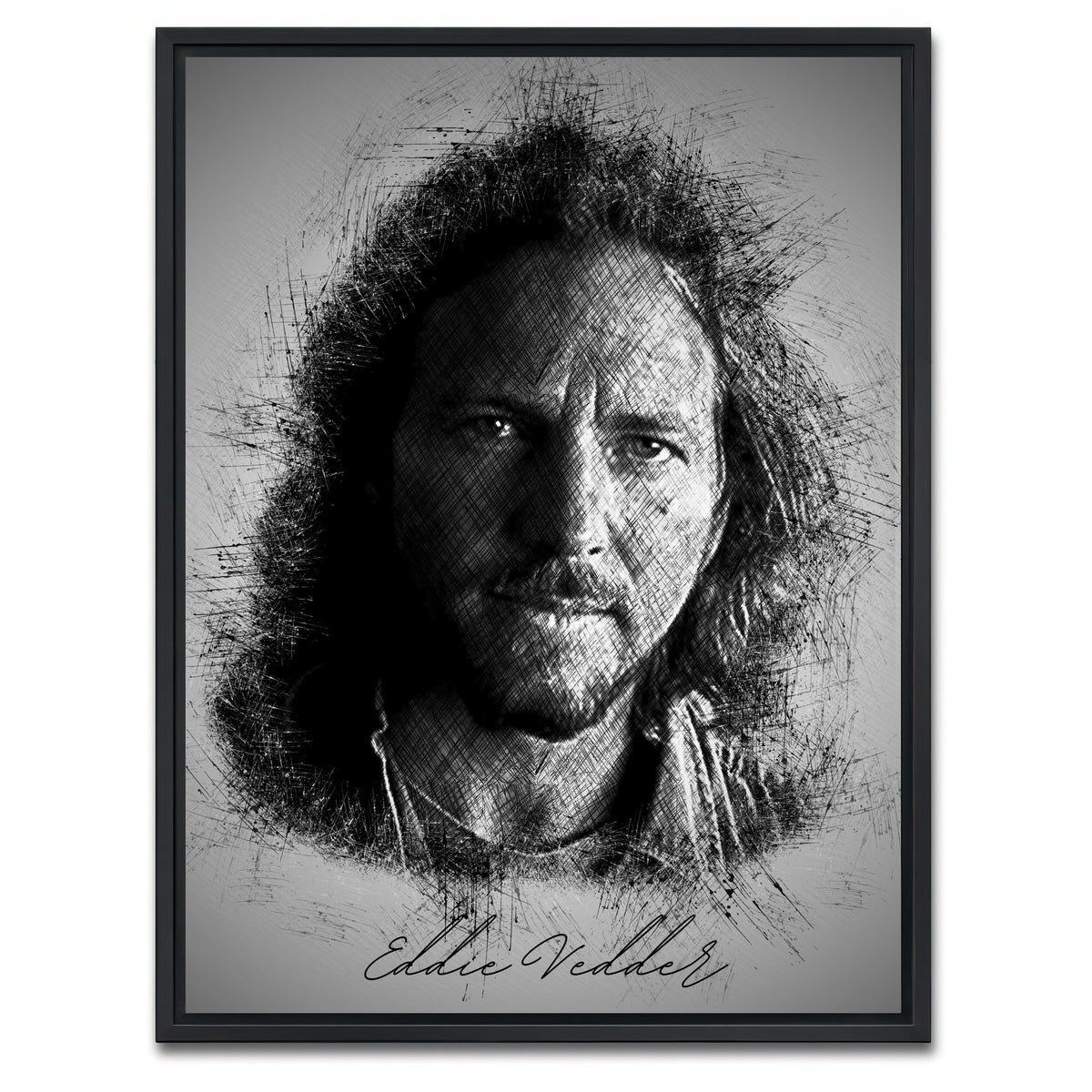 AUTO-MOCKUP WHITE | Eddie | 1 Piece | Black Framed Canvas | group=3x4