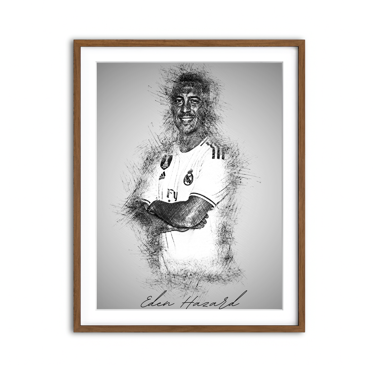 Framed Print 3x4 Walnut