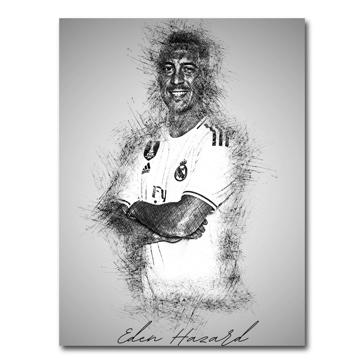 AUTO-MOCKUP WHITE | Eden Hazard | 1 Piece | Gallery Wrap Canvas | group=3x4