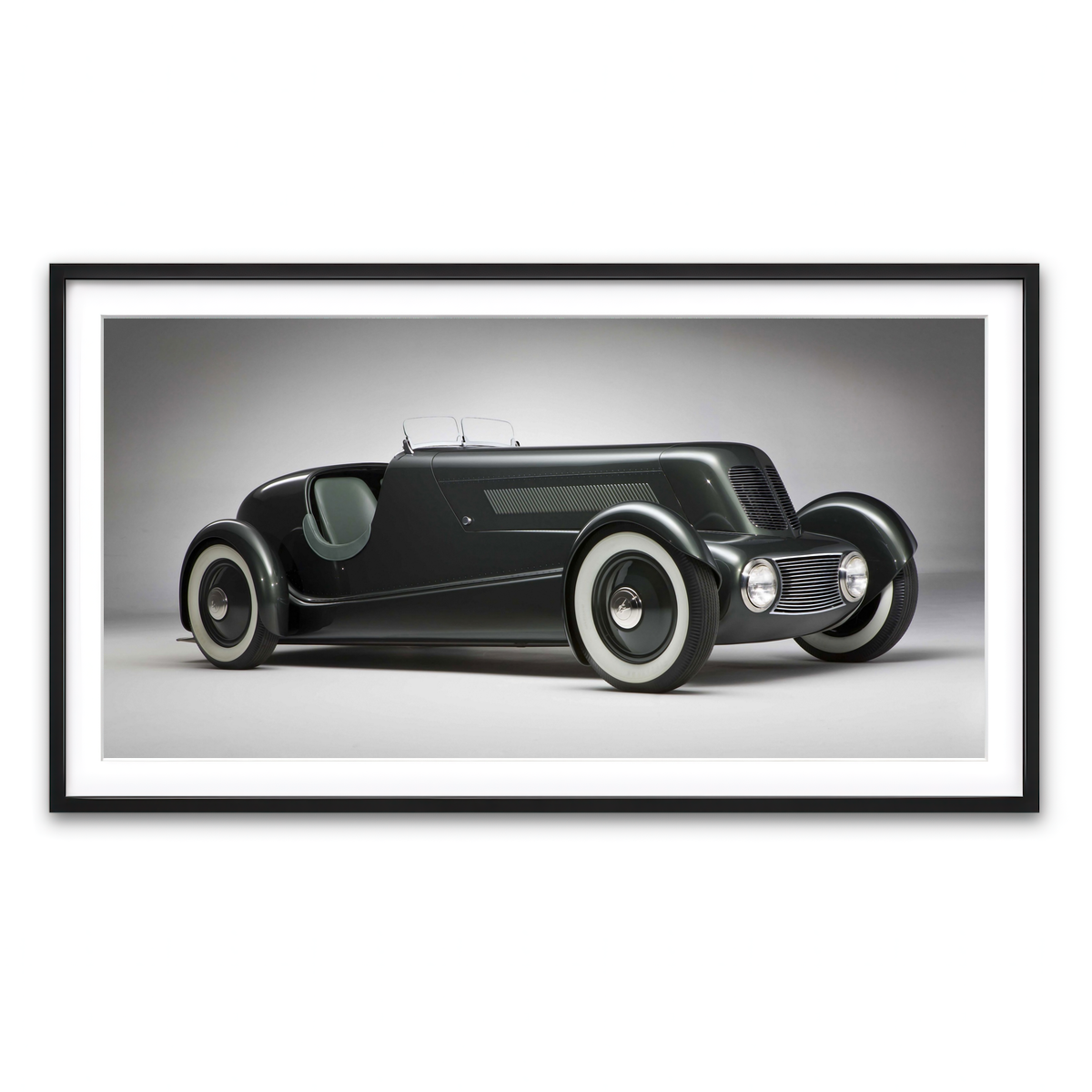 Framed Print 2x1 Black