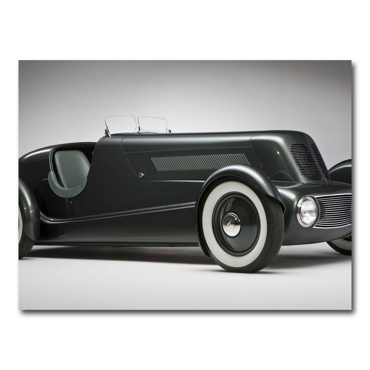 AUTO-MOCKUP WHITE | Edsel Ford's 1934 Model 40 Speedster | 1 Piece | Gallery Wrap Canvas | group=4x3